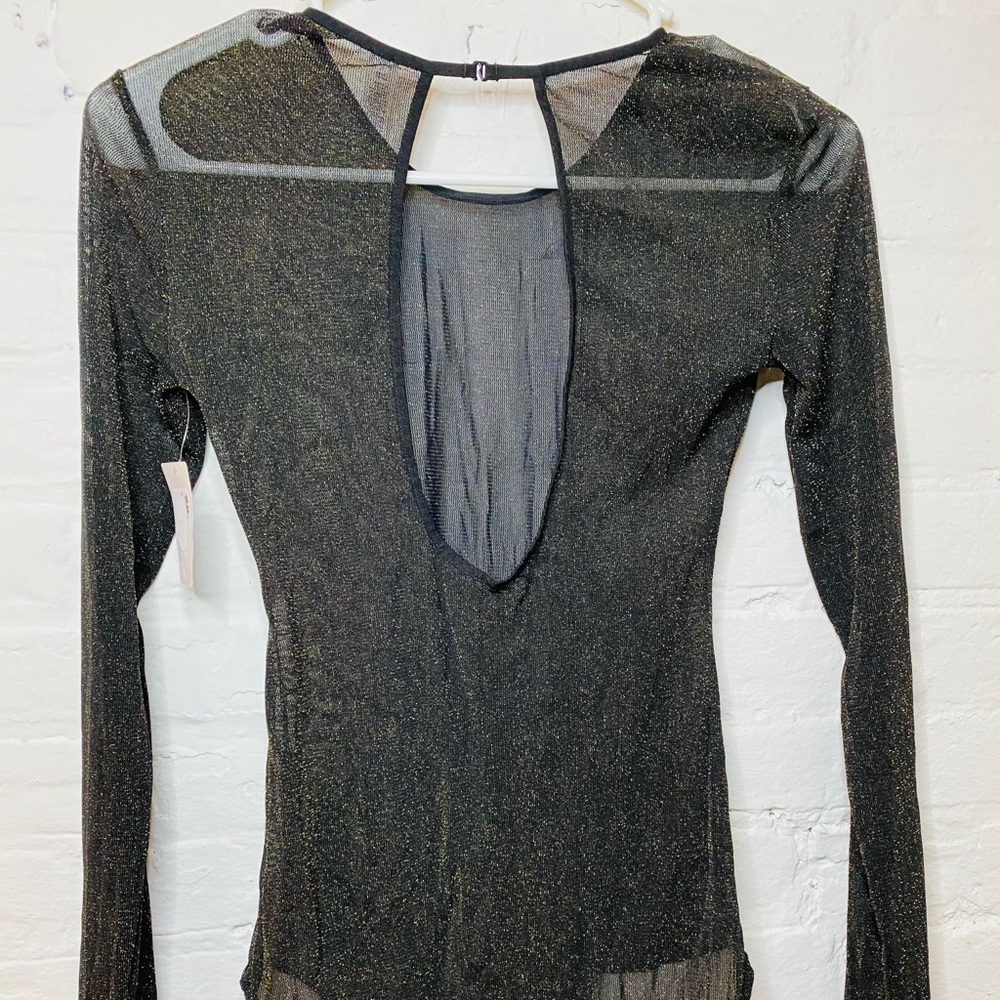 🆕 Halogen Long Sleeve Mesh Bodysuit - Picture 11 of 11